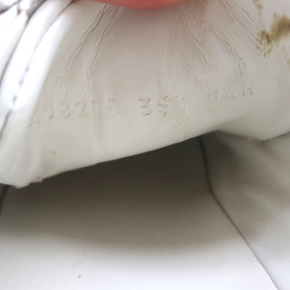 GUCCI ACE BEES & STARS EMBROIDERED SNEAKERS WHITE LEATHER SIZE 35.5 (Runs Large) - Picture 11 of 12